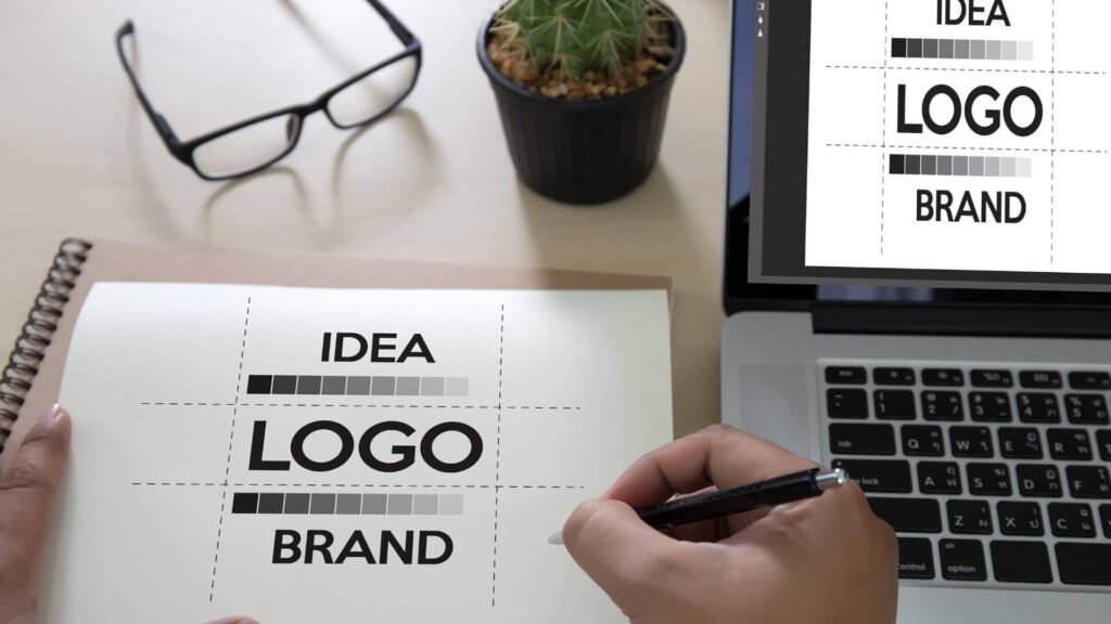 Criação de logotipo e identidade visual estratégica desenvolvida pelo Studio Mestre Digital para marcas que buscam autoridade e posicionamento de alto padrão.