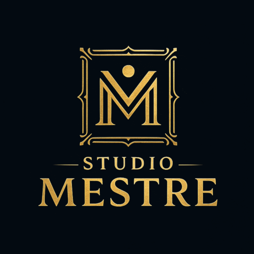 Logo Studio Mestre Oficial - Especialistas em Design de Autoridade e Estratégias de IA.