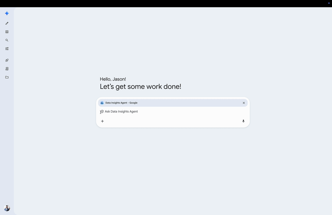 gemini enterprise data insights agent