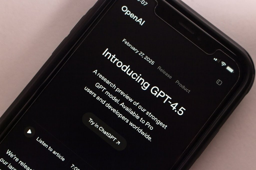 IA não só passa no teste de Turing, ela supera humanos gpt 45 1024x682