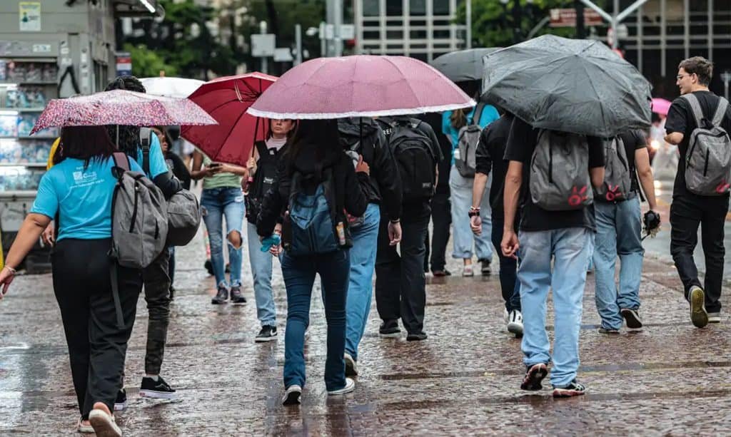 WeatherMesh 6: IA promete prever o clima com precisão inédita anhangabau chuva agencia brasil 1024x613