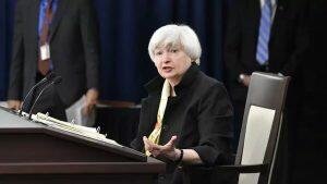 Até agora, IA está mais impulsionando do que controlando a inflação, diz Janet Yellen janet yellen tesouro estados unidos 300x169