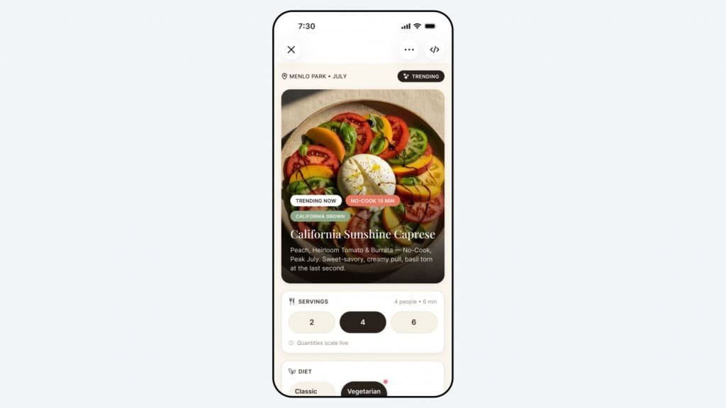 meta ai chatbot pode fazer o cardpio do usurio 1024x576