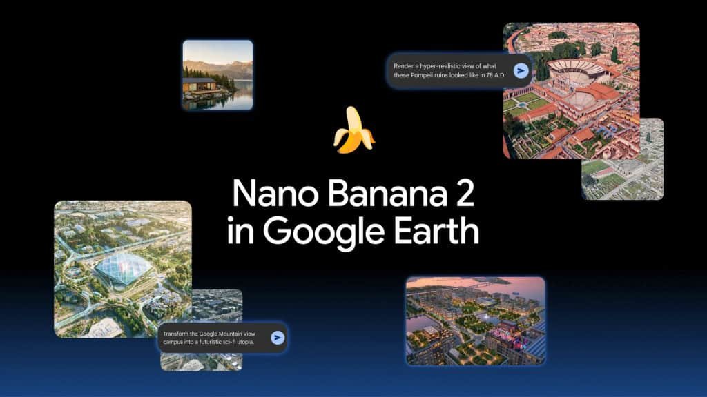 google earth agora permite uso de ia do nano banana 2 1024x576