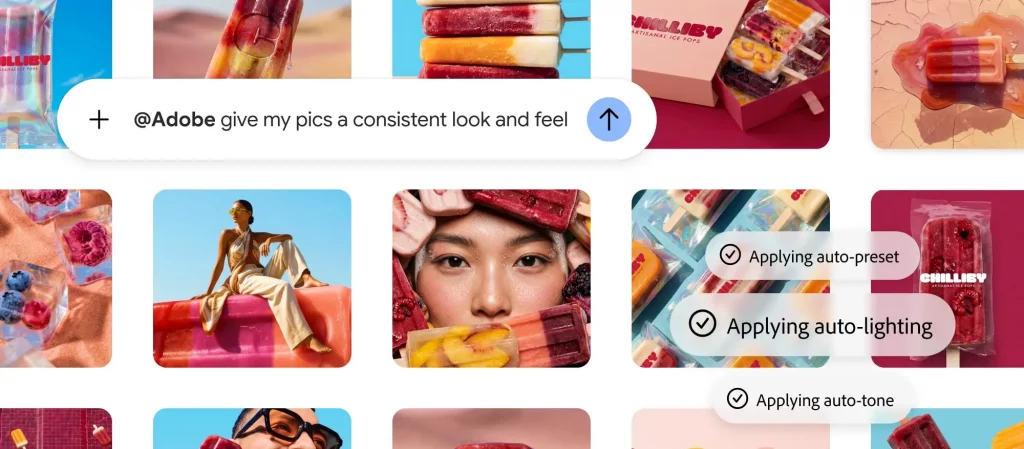 Adobe reúne mais de 80 ferramentas no Claude e leva Photoshop, Lightroom e Firefly ao Gemini adobe gemini 1024x449