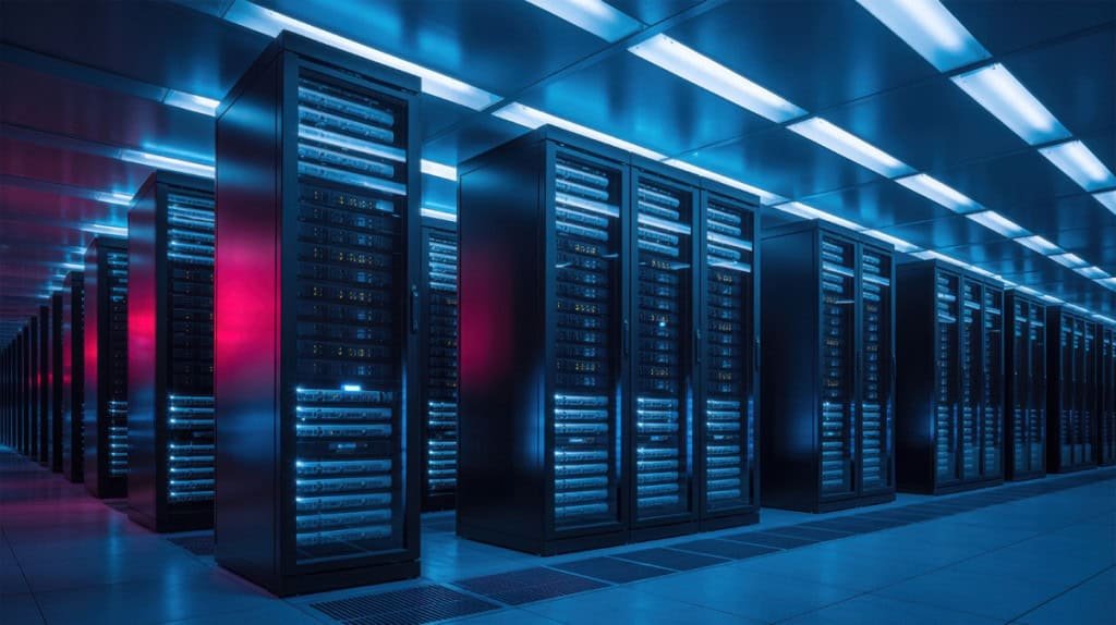 Trump reúne líderes de tecnologia e anuncia acordo sobre segurança de IA data center 1024x574